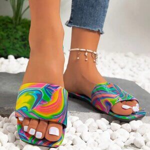 Ladies Colourful Beach Sandal light weight and comfortable (Various Sizes)